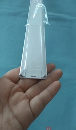 Perfil/cobertura de tubo de LED de extrusão de PC de plástico opalino