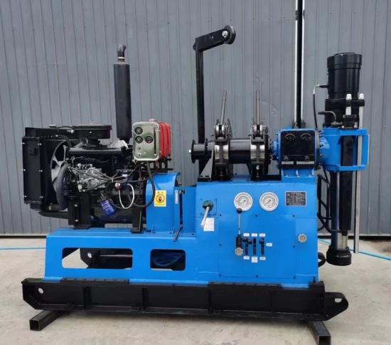 Máquina de Perfuração Hidráulica Rotativa para Teste de Solo/Investigação Geotécnica/Perfuração de Poço de Água/Exploração de Mineração Plataforma de Perfuração de Núcleo de Cabo de Diamante (GY-300A)