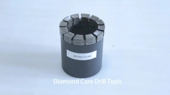 Cilindro de núcleo de conexão de perfuração e broca Nq Diamond Reaming Shell para estabilizar a haste de perfuração
